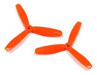 Kingkong 5045 3-Blade Orange Propellers CW CCW 1 Pair for FPV Racer [1067877-or]